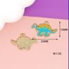 Dinossauro Idade DIY Jóias Acessórios Liga Gota Óleo Chaveiro Pingente Colar Pingente Material Feito à Mão