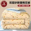 Colcha de gasa de doble capa grado maternal e infantil, extraíble y lavable, algodón de Xinjiang, colcha gruesa de invierno, colcha para dormitorio estudiantil de primavera y otoño, núcleo de algodón
