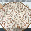 Pañuelo Cuadrado Pequeño de Imitación Seda Lana Algodón Lino, Nuevo Pañuelo de Seda Otoño e Invierno, Versátil para Viajes Diarios, Moda Retro, Chal Elegante de Alta Gama
