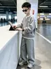 Conjunto Trendy Otoño para Niños Estilo Coreano 2026 Ropa Nueva Niños Niños Grandes Otoño Sudadera Casual Conjunto de Dos Piezas Niño
