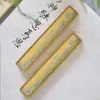 Lanzhai Bijian Cangjia Pesa Papeles de Latón Macizo Alto Valor de Color Pesa Papeles Creativo Caligrafía Pintura Tradicional China Pesa Papeles Especial