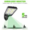 Lámpara Solar para Exteriores Lámpara de Patio Lámpara de Calle con Sensor de Movimiento Corporal Integrado Lcob Lámpara Solar Doméstica Lámpara de Pared