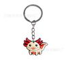 Newt Chaveiro Bonito Desenho Animado Pequeno Animal PVC Borracha Macia Chaveiro Pingente Criativo Mochila Escolar Acessórios Para Carro Pendurados