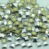 Accesorios Metálicos Irregulares para Estampado en Caliente, Decoraciones de Mezclilla, Remaches Plateados, Pedrería Metálica Plana con Dorso Caliente, Piezas para Ropa DIY