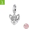Design Original de Yinziyun: Prata de Lei S925 Borda de Animal Cachorro Border Collie Fecho Universal Pingente, Contas para Pulseira de Cachorro Pet Fofas