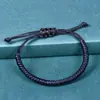 Novas Pulseiras Tecidas Artesanais Semi-Acabadas Estilo Chinês com Contas de Transferência, Pulseiras de Casal em Várias Cores, em Estoque, Adequadas para o Ano de Nascimento