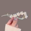 Moda coreana Pearl Flower Twist Clip Back Head Hair Clip Internet Celebridade elegante sapo clipe headwear
