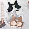 Conjunto de Roupa Íntima Fitness Diária Transfronteiriça Gola Redonda Com Bojo Removível Costas Vazadas Colete Esportivo Roupa Íntima para Mulheres