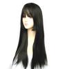 Peluca de anime femenina chica del infierno Yan moai cosplay Ji estilo de cabello tres cuchillos flequillo ordenado cabello falso una generación de cabello