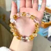 Nuevo popular pulsera de cuentas múltiples de cristal natural DIY cristal exquisito pulsera de cristal de alta gama suministro para transmisión en vivo