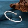 Pulseira da moda da moda pulseira da sorte feminina aberta abóbora nuvem da sorte pulseira de prata para presente de aniversário do amante