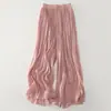 2025 Pantalones Largos Vintage Elegantes de Pierna Ancha con Estampado Colorido y Desbordante, Pantalones Holgados Elegantes tipo Culotte para Mujer