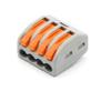 Conector de Cable de Una Entrada Dos Salidas Conector Sin Soldadura Terminal de Empuje Pct Bloque de Terminales Tipo Empuje Núcleo de Cobre Enchufe de Interruptor Tipo Plug-In