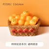 Micro-paisagem Criativa Mini Caqui Caqui Simulação Comida Brinquedo Saco Surpresa DIY Acessórios Decorativos Cena em Miniatura Pequenos Enfeites