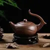 Bule de Argila Roxa, Pote de Argila Roxa de Grande Capacidade, Conjunto de Xícaras para Conjunto de Chá Kung Fu Doméstico, Pote Antigo de Argila Zhu Yixing