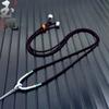 Colgante de jade simple para pareja, cuerda trenzada hecha a mano, ajustable, Bodhi, cera de abejas, cuerda dorada para el cuello.
