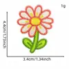 Parches de bordado floral infantiles y coloridos estilo ins, caras sonrientes, flores, mariposas, parches decorativos para ropa y bolsos, piezas de bordado eléctrico