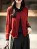 Suéter de punto grueso de lana finamente hilada con cuello polo, bloques de color, estilo de dos piezas falso, para mujer, nuevo estilo otoño e invierno, abrigo casual holgado y versátil