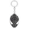 Fanart Periférico de Cine y Televisión Europeo y Americano Cadena de Llaves Máscara de Spider-Man Colgante de Metal de Aleación de Araña Marvel Fábrica de Comercio Exterior