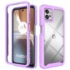 Ventas Calientes Transfronterizas Adecuado para Motorola Moto G32 Color Sólido Cielo Estrellado Anti-Caída Funda para Teléfono Cubierta Protectora Dos en Uno