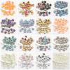 Nuevo Colgante de Vidrio con Agujero Transversal Chapado Cabeza de Gato 8x10mm Accesorios para Pulsera Collar Joyería en Stock Venta al Por Mayor