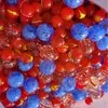 Canicas de Vidrio que Brillan en la Oscuridad 16-25 mm Canicas Decoración para Acuario Regalo de Cumpleaños Infantil para Pedir Deseos Bolas Rodantes de Siete Colores