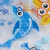 Alfombra Antideslizante para Baño de Peces de Aguas Profundas, Felpudo para Baño y Ducha, Alfombra de Baño de Dibujos Animados para Niños con Ventosa