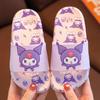 Chinelos Infantis Kulomi Sanrio Meninas Verão Desenho Animado Solado Macio Antiderrapante Sandálias Chinelos Menina Sapatos Infantis