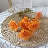 Floristería de Simulación de Boda Naranja Material de Flores Naranja Naranja Tema Arreglo de Lugar de Boda Hotel Arreglo de Flores de Plástico