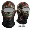 Máscara Facial de Seda Helada con Protección Solar de Calavera Venenosa de Payaso para Exteriores, Gorra Forro de Casco para Montar en Motocicleta, Unisex