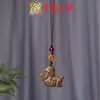 Sándalo Tallado Zodiaco Caballo Cadena para Teléfono Colgante Yiming Xianyuan Llave Madera Maciza Tallada Caballo Llavero Colgante para Coche