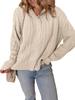 Procesamiento de Comercio Exterior Transfronterizo Personalizado Suéter Chaqueta de Punto de un Solo Botón Europeo y Americano Cardigan de Punto Liso Casual para Amazon