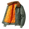 Chaqueta de aviador MA1 con cuello alto, informal, combinable, para hombre, talla grande, con solapa holgada, traje de béisbol.