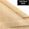 Papel de Embalaje Marrón Impresión Personalizada Papel de Envoltura para Flores Impresión de Logotipo Material de Empaque para Ramos Papel de Envoltura para Flores Periódico en Inglés Personalización