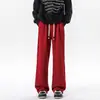 Nuevos pantalones de chándal casuales de otoño para hombre de longitud extendida para hombres altos, 188 cm, 110 pantalones casuales rectos de pierna ancha, modernos
