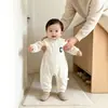 Mono de Primavera y Otoño para Bebés niños y niñas Mono de Bebé para ropa de gateo para recién nacidos ropa de salida estilo extranjero