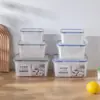 Refrigerador de Cocina Almacenamiento Cajón de Verduras Gran Capacidad Sellado Almacenamiento de Alimentos Refrigerados Caja de Almacenamiento de Grado Alimenticio con Tapa Envío Gratis