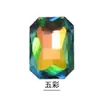 Al por mayor En stock Fondo Puntiagudo Rectangular Octagonal Pedrería Cristal de Vidrio Mahjong Accesorios para Joyería DIY Funda de Teléfono Pedrería