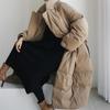 Csm ha enviado la nueva ropa exterior de pan de invierno, cintura holgada, ropa exterior de algodón estilo coreano de longitud media, chaqueta de algodón cálida engrosada
