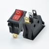 Interruptor de barco Kcd3-B2 con cubierta en forma de V con luz, 3 pines, 2 velocidades, impresión de doble tarjeta, interruptor de punto Tuf Cqc con certificación CQC