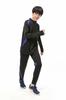 Otoño e invierno 1901 tablero ligero traje de entrenamiento de fútbol de manga larga para adultos y niños traje de apariencia traje de competición 4XS-4XL
