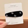 Pinza para el Cabello Retro con Flecos Accesorios para el Cabello Pinza para el Cabello Estampado de Leopardo Pinza de Pato Linda de Lana Barrette Estilo Pequeño Perfume Floral para Mujer Accesorios para el Cabello