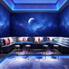 Papel de parede estrela superior teto teto ktv bar caixa universo céu noturno papel de parede cinema e-sports Hotel mural