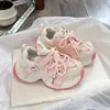 Novos Tênis Chunky Respiráveis de Malha para Meninas, Coleção Primavera/Outono 2026, Design Fofo de Nicho, Tênis Esportivos Casuais