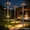 Luz de Jardín con Forma de Pétalo de 50W Alimentada por Red Eléctrica, Instalar a 3-8 Metros para Iluminación de Parques, Luz de Jardín LED