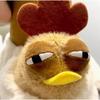 Nuevo Libro Rojo Pequeño con Peluche de Pollo Cucú Bolso de Mano Bolsa de Pollo para Trabajadores Curación del Estado Mental Bolso de Pollo para Viajes Diarios