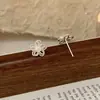 Pendientes de Alambre con Borla Larga y Flor Calada para Primavera y Verano para Mujer, Pequeños, Frescos, Versátiles, de Gama Alta, Pendientes de Lujo Accesible de Nicho