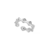 Anillo para Dedo Retro Europeo y Americano Espinela Azul Platino Diseño de Plata Refinado Alta Calidad Anillo para Mujer