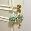 Kit de Materiales para Adorno de Árbol de Navidad, Corona de Navidad, Palitos Retorcidos, Decoración Colgante DIY de Copo de Nieve para Coche, Una Pieza