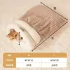 [Yu Pet] Saco de Dormir Fechado Personalizado para Gatos, Essencial para Manter os Gatos Aquecidos e Seguros no Inverno